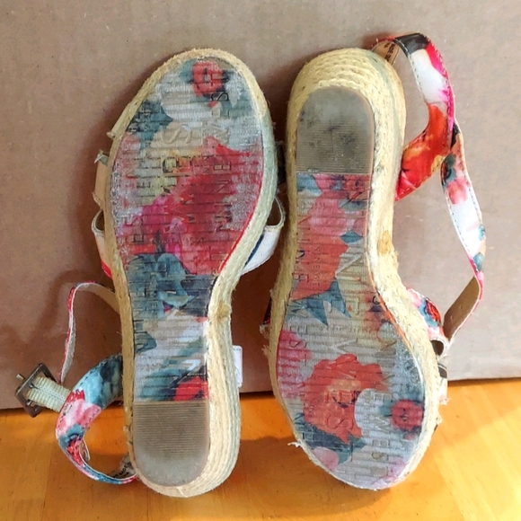 Nine West Multicolor Girls Wedge Sandals Size 13M - Picture 4 of 5